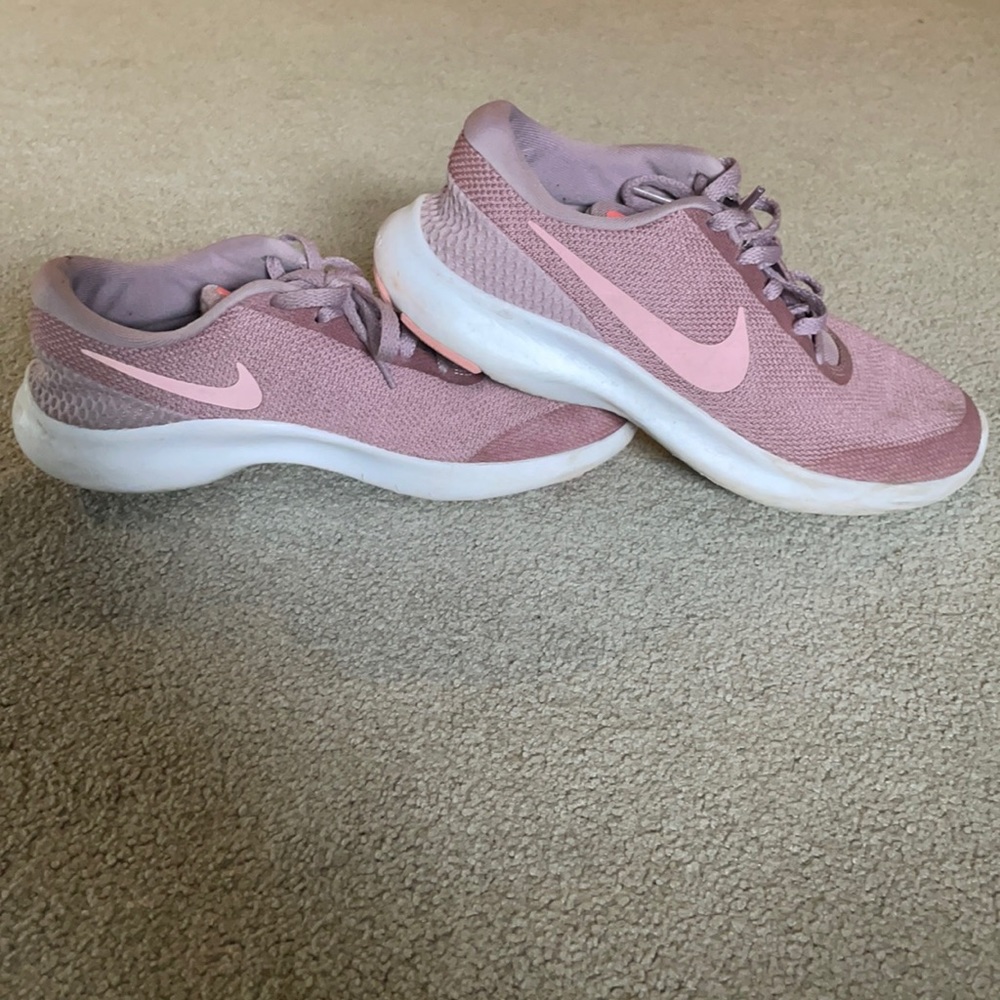 Pink Nike sneakers